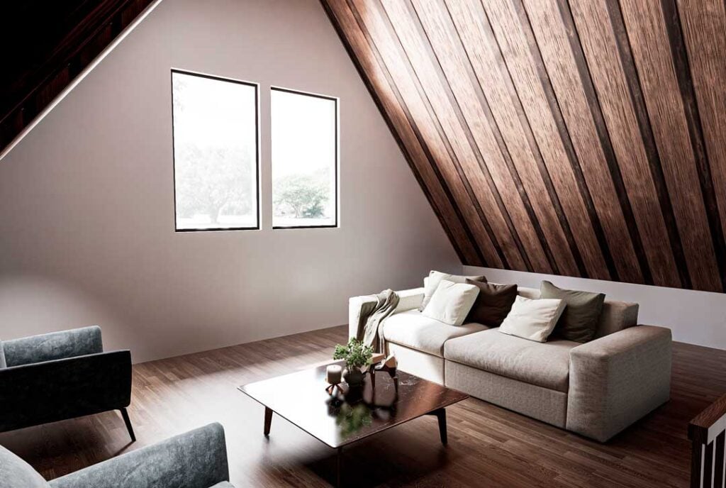 photo of loft area in the Dove barndominium