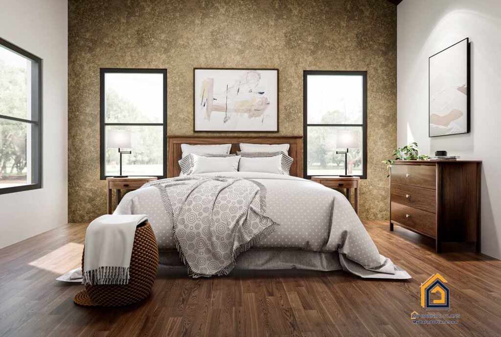 Anthem Barndominium Master Bedroom