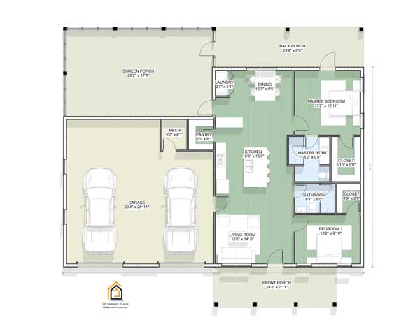 Thumbnail of layout floor plan Getaway