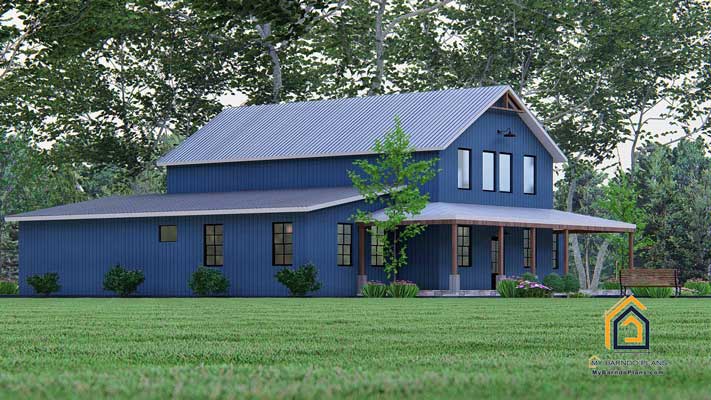 Barndominium Kit Rendering for Heartland Kit Prices