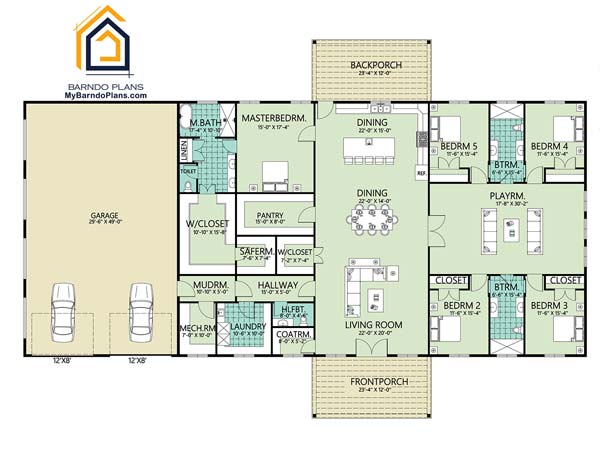Thumb Liberty Barndominium Updated Floor Plan