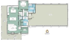 Hammond Barndominium Floor Plan Layout