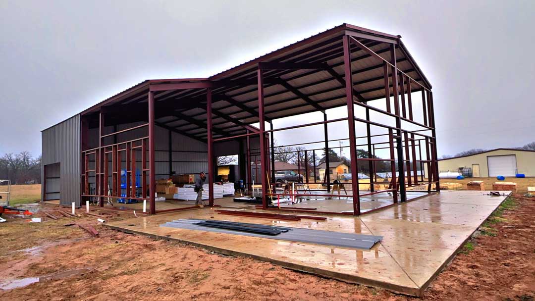 inside of barndo plans barndominium build