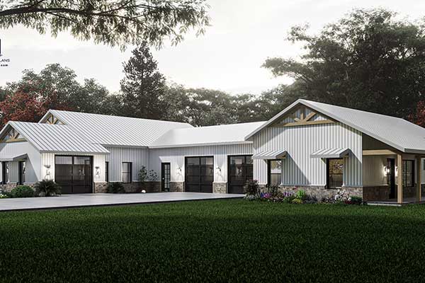 Barndominium Kit Rendering for Freedom Kit Prices