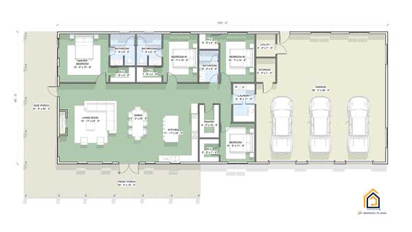 featured floor plan for Arcadia Barndo
