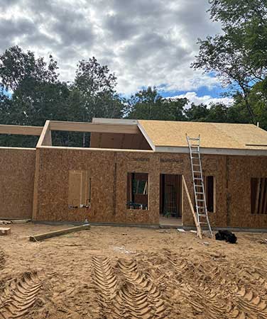 My Barndo Plans SIPs kit being erected