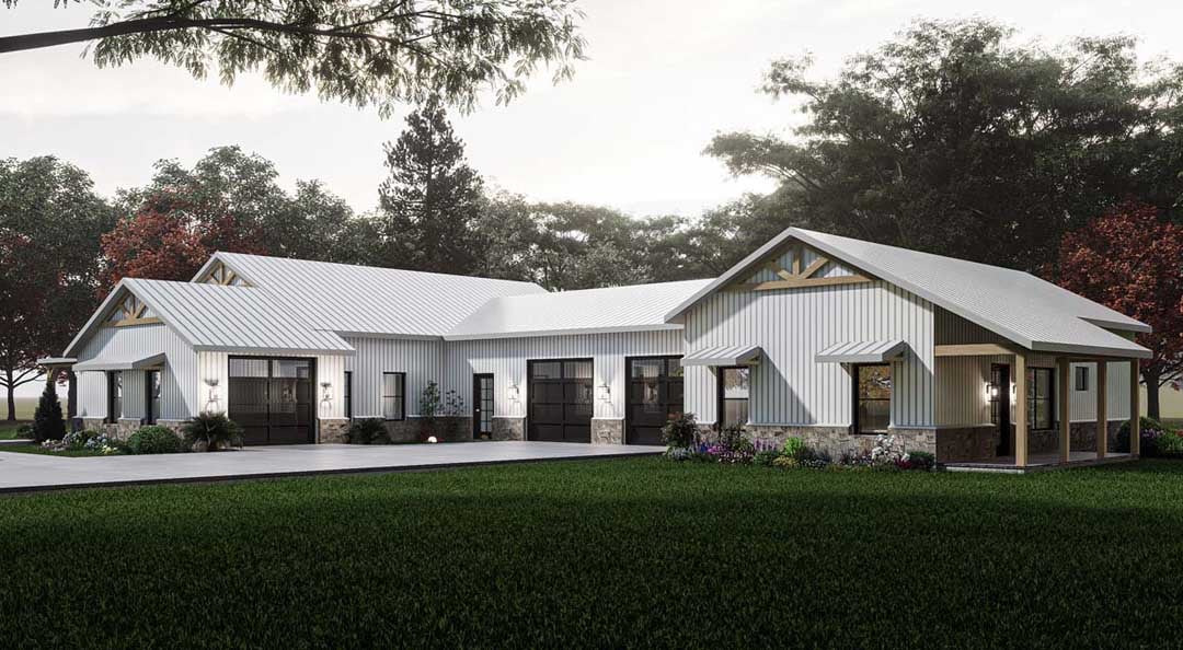 Freedom . SIPs barndominium kit exterior