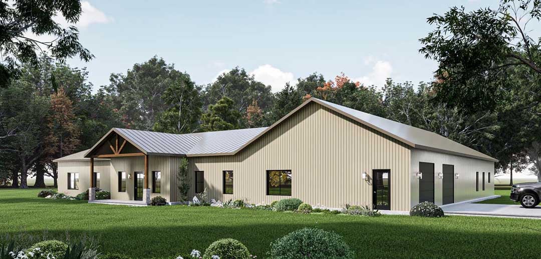 in laws outlaw red iron barndominium kit