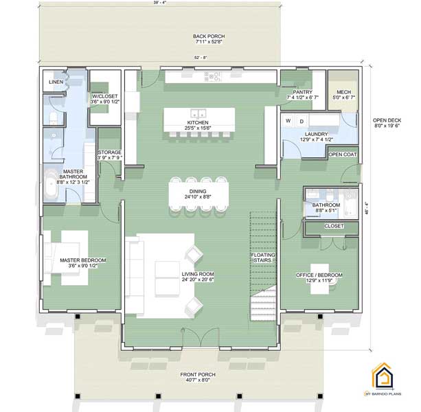 Thumbnail of Ironwood Barndominium floor plan