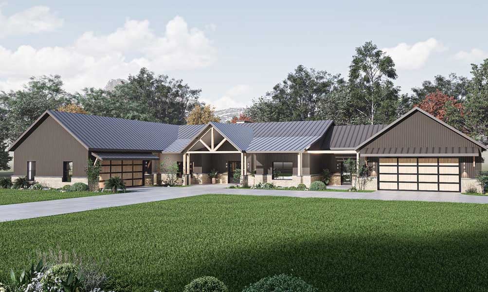 Legacy . SIPs barndominium kit exterior